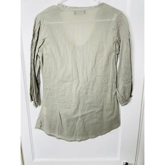 Mint Velvet Pullover Shirt Womens 10 L Eclectic Breathable Boho Grunge Layered - Picture 4 of 12